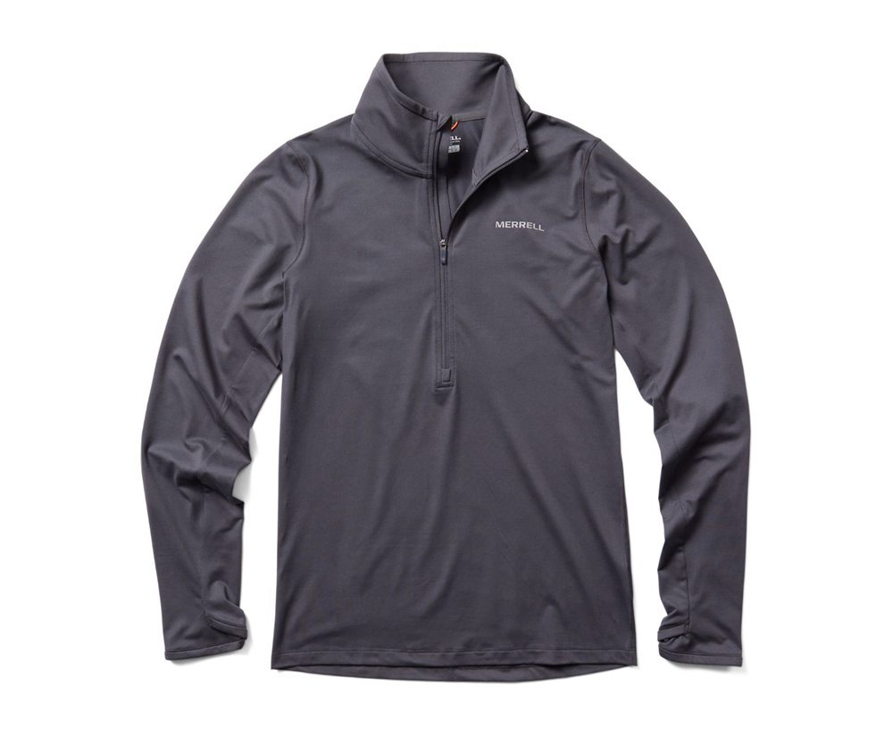 Merrell Langærmet Dame - Betatherm 1/4 Zip - Sort - XWH302795